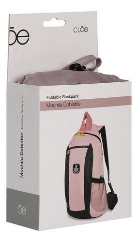 Bolsa Plegable Unisex Cloe Grande Color Rosa