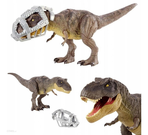 Imagen 4 de 6 de Dinosaurio T Rex 60 Cm Jurassic World Con Sonidos Gwd67