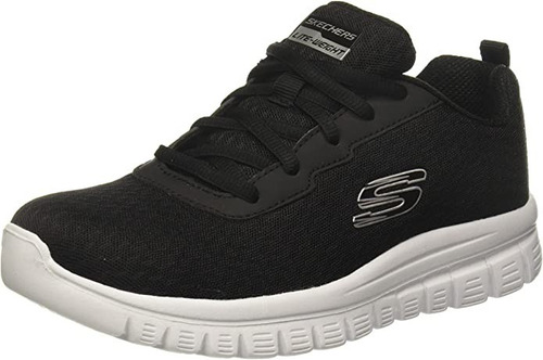 Tenis Skechers Graceful 896028/bkw Color Negro Original!