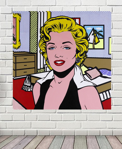 Cuadro Decorativo En Tela Canvas Marilyn Monroe Pop Art