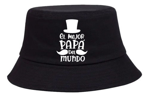 Gorro Pesquero Mejor Papá Del Mundo Sombrero Adulto Sol