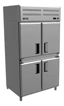 Comprar Heladera Freezer Congelados 4 Puertas Acero Inox | Venancio