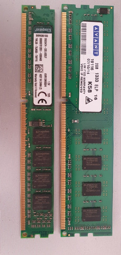 Memoria Ddr3 4gb 1333 Y Otra De 2 Gb 1333