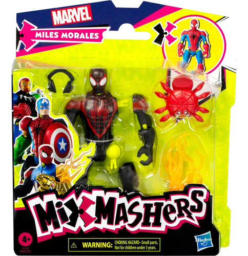 Figura De Acción Spider-man Miles Morales 12,7 Cm Hasbro