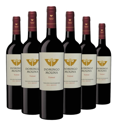 Vino Domingo Molina Tannat Caja X 6 X 750ml.