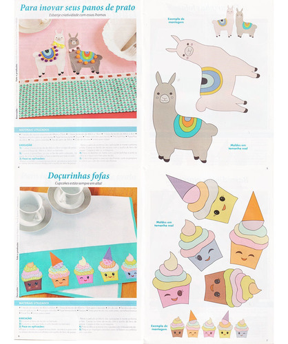 3 Revistas Artesanato Infantil Bebe Patchwork Patch Aplique
