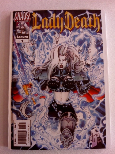 Lady Death Serie Regular T-1 Libro Comic Pasta Dura Español