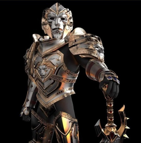 Archivo Digital Stl Anduin Wrynn Armadura Completa 3d W058