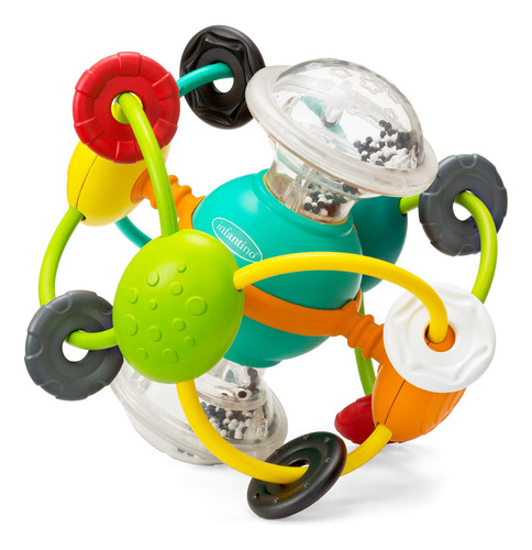 Infantino Magic Beads Activity Ball, Multi Color Color Multicolor