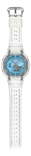 Relol Casio G-shock Modelo: Ga-2100bm-7a2cr Correa Transparente