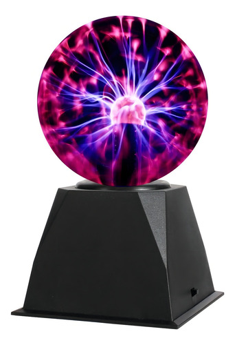 Lampara Esfera Plasma Bola Neón Escritorio Mesa Decoración C