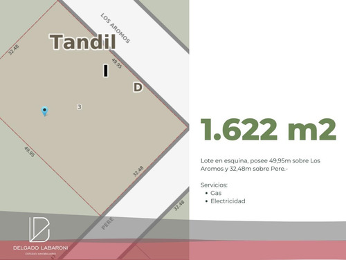Venta | Lote | 1600 M2 | Punto Tandil