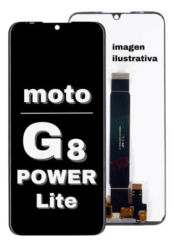 Modulo Pantalla Motorola G8 Power Lite Display S/marco