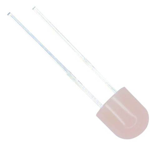 100 X Led 360 5mm Straw Hat 4.8mm Ultra Brillante Violeta
