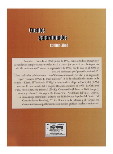 Imagen 2 de 2 de Cuentos Galardonados - Esteban Abad