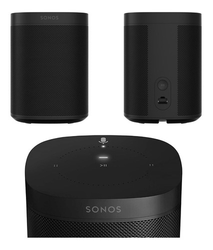 Parlante Hi-fi Sonos One Gen2 Wifi Airplay2 Alexa Negro