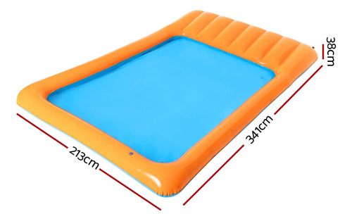 Alberca Inflable Con Resbaladilla 341 X 213 X 38 Cm