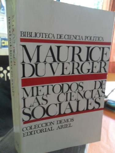 M. Duverger. Métodos De Las Ciencias Sociales