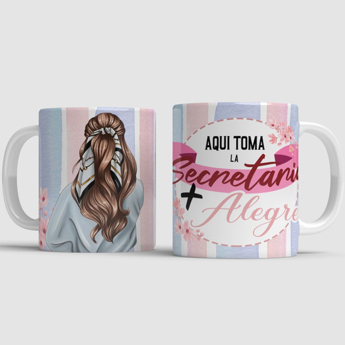 Taza Cerámica Secretaria Personalizada Regalos