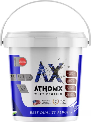 Whey Protein Proteina De Suero De Leche X 5kg Balde Athomx