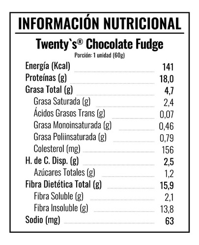 Barras De Proteina Twentys 12u Fudge + Slm Mrp Bajar De Peso