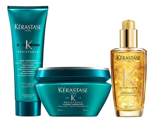 Kérastase Bain Thérapiste + Masque Thérapiste + Elixir