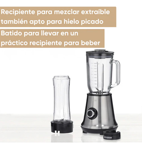 Severin Licuadorra Con Vaso Smoothie Mix & Go