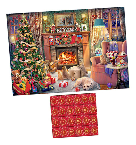 Rompecabezas Navideño, Juego De Rompecabezas Estilo C
