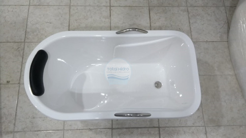 Ofurô Individual Vitoriano 1.30x70x67! Para Imersão Com Alça Branco