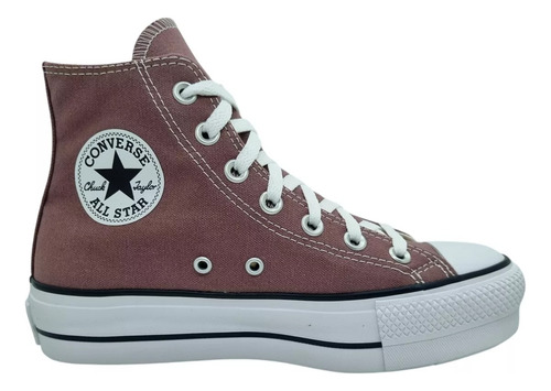 Zapatillas All Star Hi Plataforma Rosa
