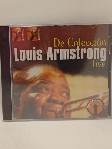 Louis Armstrong Live De Colección Cd Nuevo 