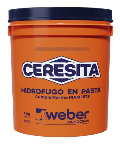 Ceresita Aditivo Hidrofugo 4kg Weber