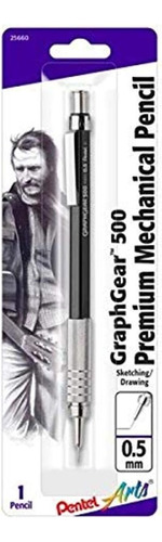 Pentel Arts Graphgear 500 Lápiz Dibujo Premium, 0,5 Mm, 1