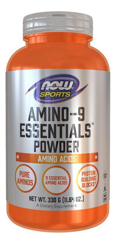 Amino 9 Essentials Powder Now Sports Puro Importado 330g Pó