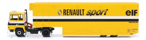 Berliet Tr350 1979 F1 Transporte F1 Renault Sport Ixo 1/43
