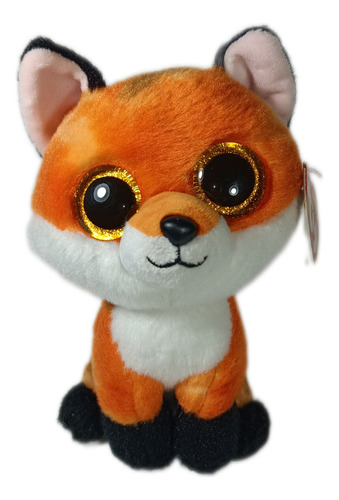 Peluche Zorro Original Ty Beanie Boos Importado 15 Cms