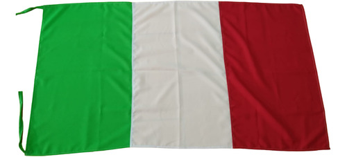 Bandera De Italia 140 X 80cm En Tela De Buena Calidad 