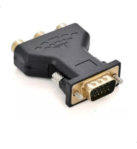 Ficha Adaptador Conector 3 Rca Rgb Hembra A Vga Vga A Rgb