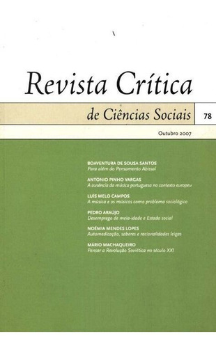 Rev. Critica Ciencias Soci No78