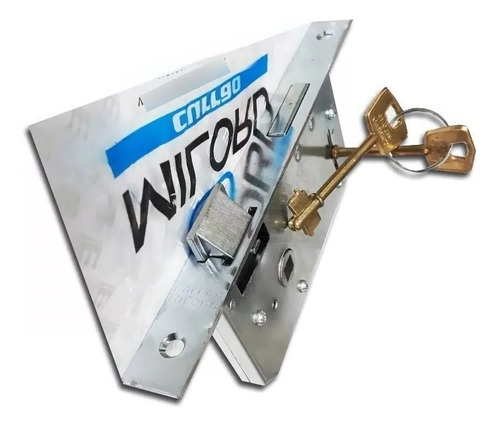 Cerradura Milord Currao 405 Simil Prive 207 Kallay 4005 1025 Color Zincado Azul