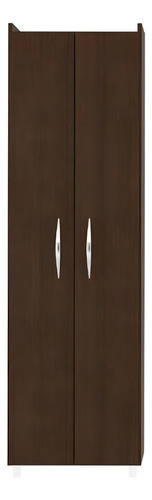 Mueble Multiuso 2 Puertas Cocina 1 Ropero Armario Panelero Color Marrón