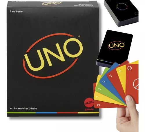 5 Baralhos De Cartas Jogo Uno Original Mattel Copag