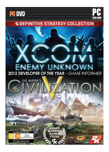 Jogo Xcom Enemy Unknown E Sid Meyer's Civilization 5 Para Pc