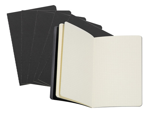 Paquete De 6 Cuadernos Diarios 60 Páginas Cuadrícula ...