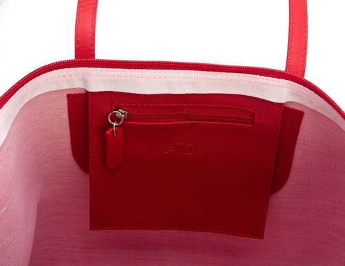 Imagen 5 de 8 de Bolsa Tote Hpc Polo Logo Bordado De La Marca