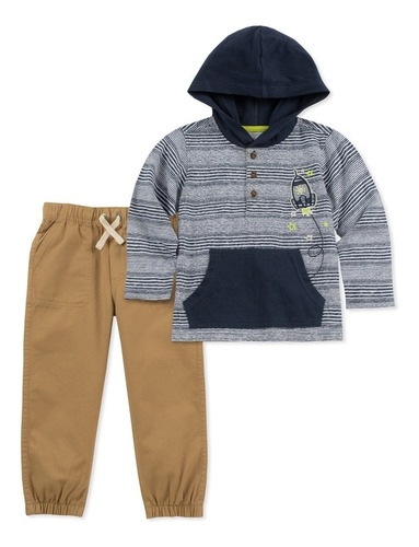 Imagen 1 de 2 de Conjunto Remera Manga Larga Y Pantalón Importado 18 Meses