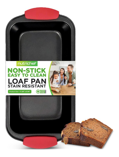 Pan De Pan De Pan Anti-stick De Nutrichef-manijas De Pan De