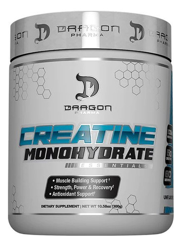 Creatina Monohidratada Dragon Pharma 300 Gr