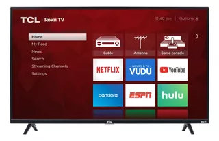 Televisor Roku Smart Led Tv De 43'' Tcl 43s425, 4k De