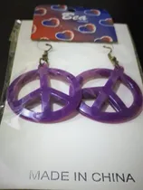 Comprar Aros Antiguos Pasantes  Antiguos Con  Simbolo De La Paz   